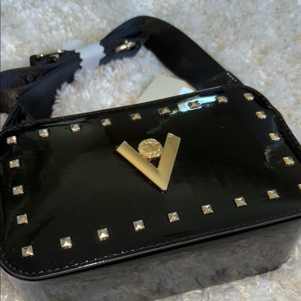 Black Studded Crossbody Bag